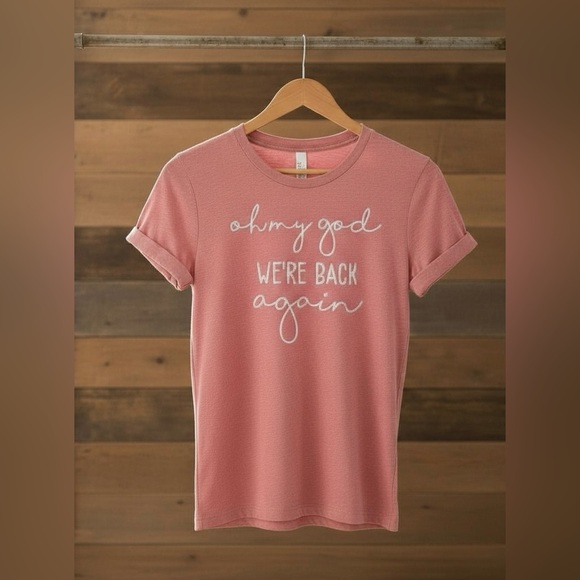 Women’s T-Shirt “We’re Back Again” - Picture 1 of 5